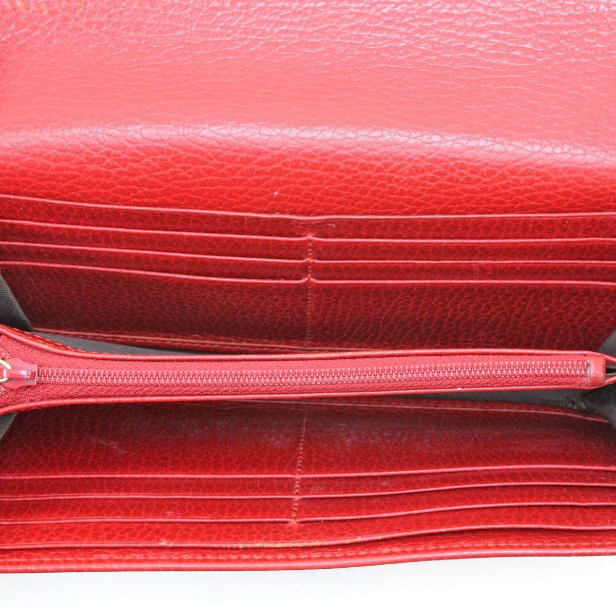 Gucci Long Wallet Double G Continental Red — view 5