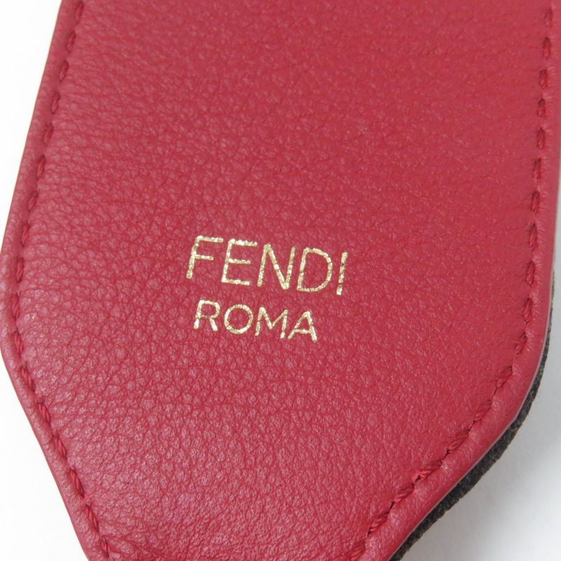Fendi Mini Strap You Velour FF Logo Zucca Pattern Leather Use Shoulder — view 6