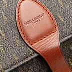 Saint Laurent YSL Monogram Brown Leather — view 6