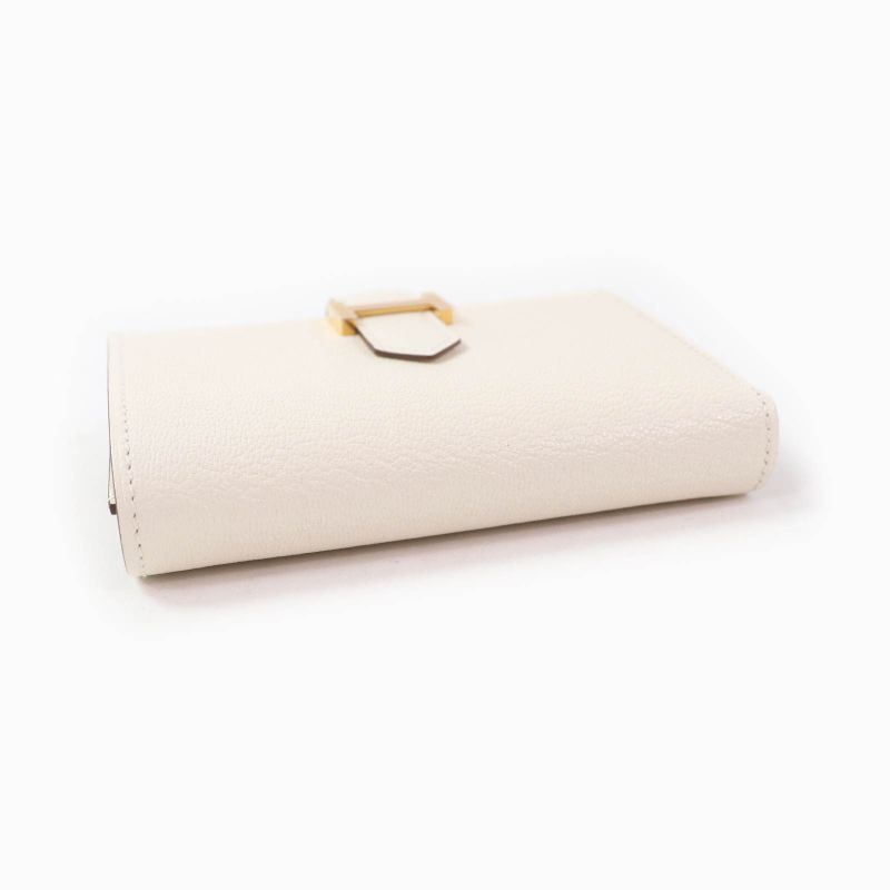 Hermes Bearn Combine Nata Gold Hardware H Logo Compact Wallet Chevre — view 4
