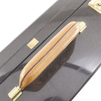 Hermes Espace GM Attache Case Carbon And Leather Black Trunk — view 5