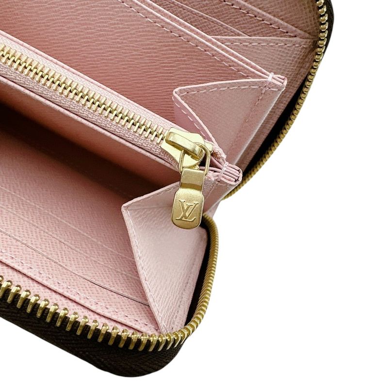 Louis Vuitton Damier Round Long Wallet Zippy — view 8