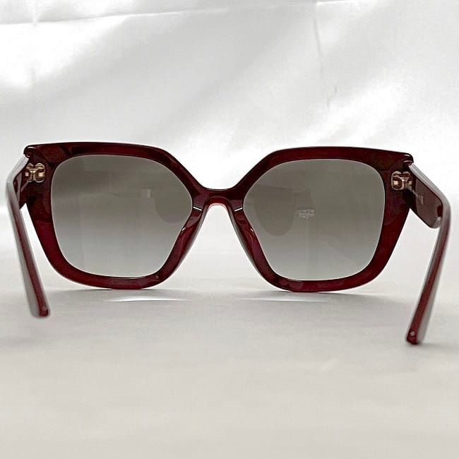 Prada Sunglasses in Black Gradient Bordeaux Red — view 5