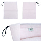 Hermes Petit H Ash Drawstring Purse 3 Types Set Pouch Accessory — view 6