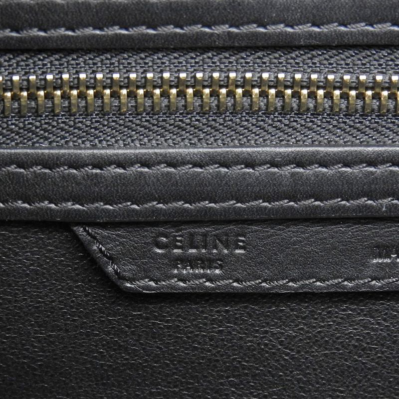 Celine Luggage Micro Shopper Handbag — view 8