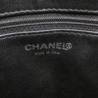 Chanel Medallion Tote Caviar Leather Black Silver Hardware 7 th Bag — view 9