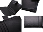 Dior Bifold Wallet Compact Trotter Line Navy Black Orange — view 7