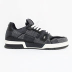 Louis Vuitton Trainers Sneakers 1 Ad6 dz Noir Black Gray — view 2