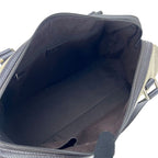 Gucci Boston Bag Handbag Shoulder Canvas Leather Beige Dark Brown Casual — view 2