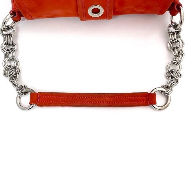 Prada Bag Orange Suede — view 9