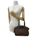 Louis Vuitton Verona PM Damier Leather Tote Brown — view 3