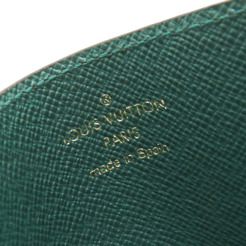 Louis Vuitton Card Case Porte Carte Surple Monogram Canvas Green — view 8