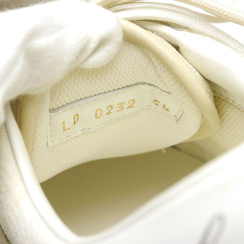 Louis Vuitton Ori Line Damier Giant Low Cut Sneakers 1 A9 Yu9 5.5 White — view 5