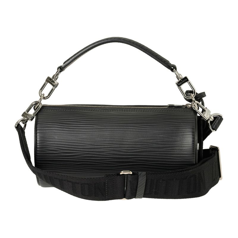 Louis Vuitton Shoulder Bag Soft Porochon PM Black — view 2