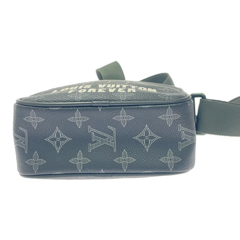 Louis Vuitton Monogram Eclipse Danube PM Vivienne Shoulder Bag — view 6