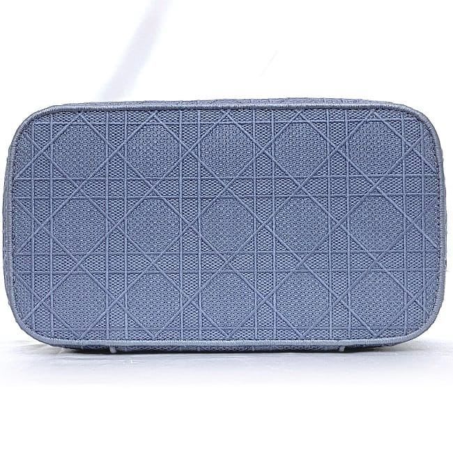 Christian Dior Handbag Vanity Bag Light Blue — view 4