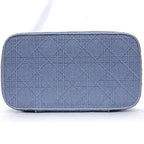 Christian Dior Handbag Vanity Bag Light Blue — view 4