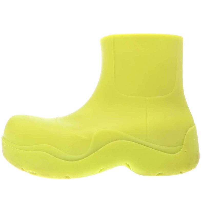 Bottega Veneta the Puddle Rubber Paddle Boots in Green 35 — view 2