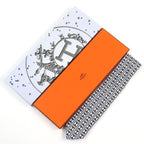 Hermes Cravate 100% Silk Art Deco Geometric Pattern Tie Multicolor — view 2