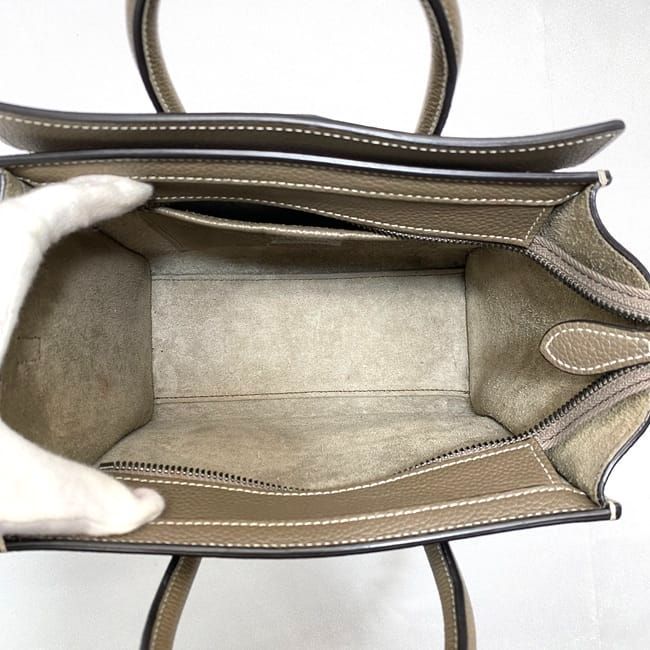 Celine Shoulder Bag Luggage Nano Shopper — view 4