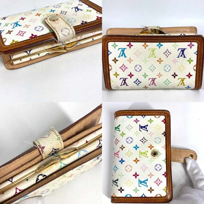Louis Vuitton Bifold Wallet Portefeuille Viennois Monogram Multicolor — view 7