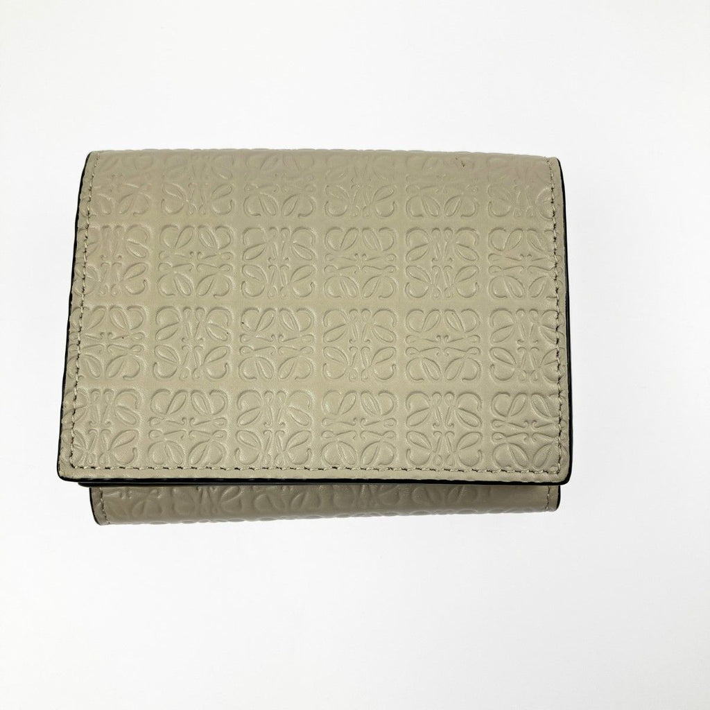 Loewe Cowhide Calf Mini Wallet Trifold and Cloth Bag — view 5