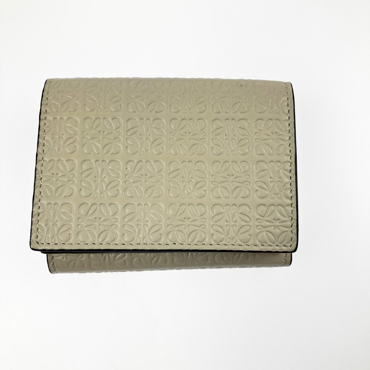 Loewe Cowhide Calf Mini Wallet Trifold and Cloth Bag — view 5