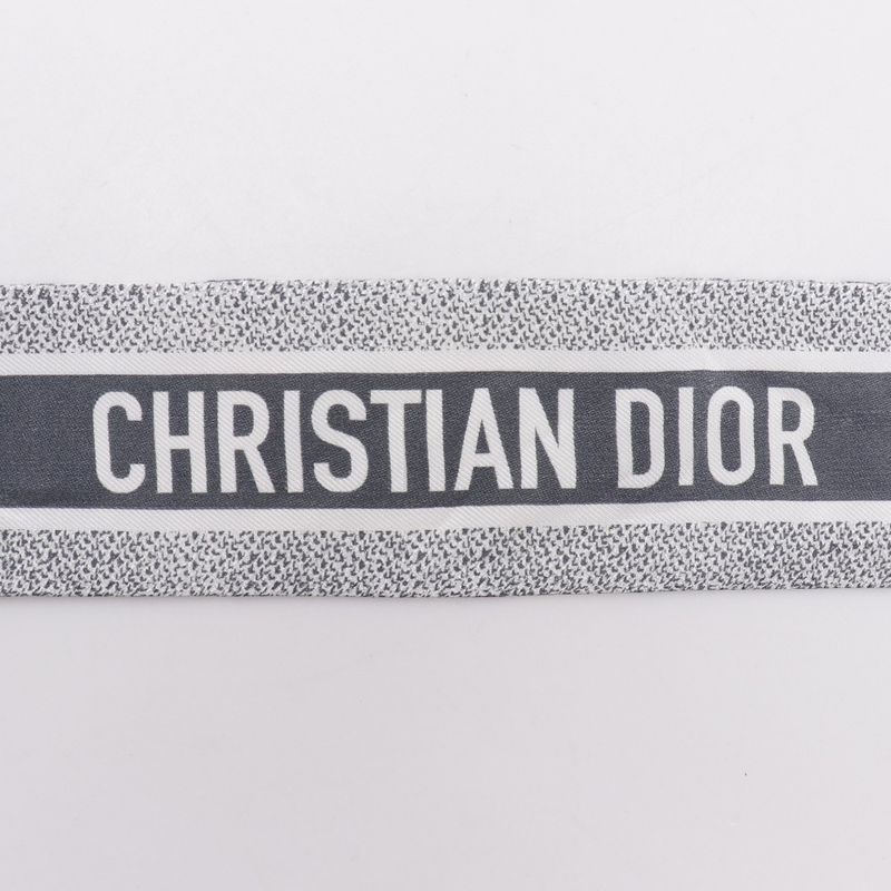 Christian Dior Mitzah Toile de Jouy Sauvage Ribbon Scarf 15 Jou106 I602 — view 3