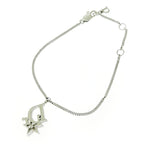 Christian Dior Rhinestone Logo Star Bracelet Silver — view 4