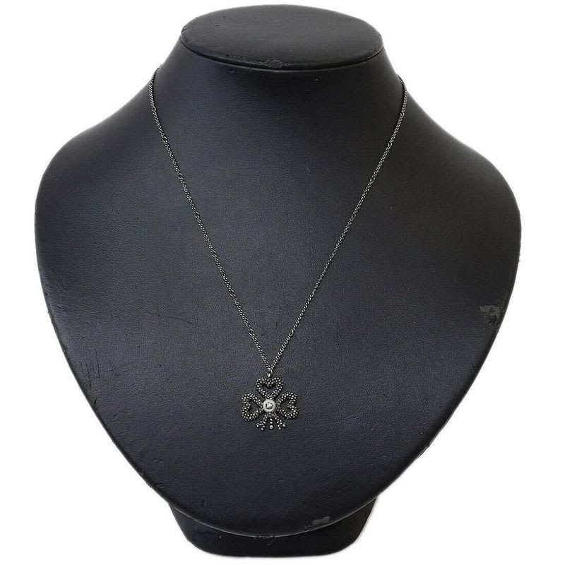 Gucci Clover Faux Pearl Design Necklace Pendant — view 7