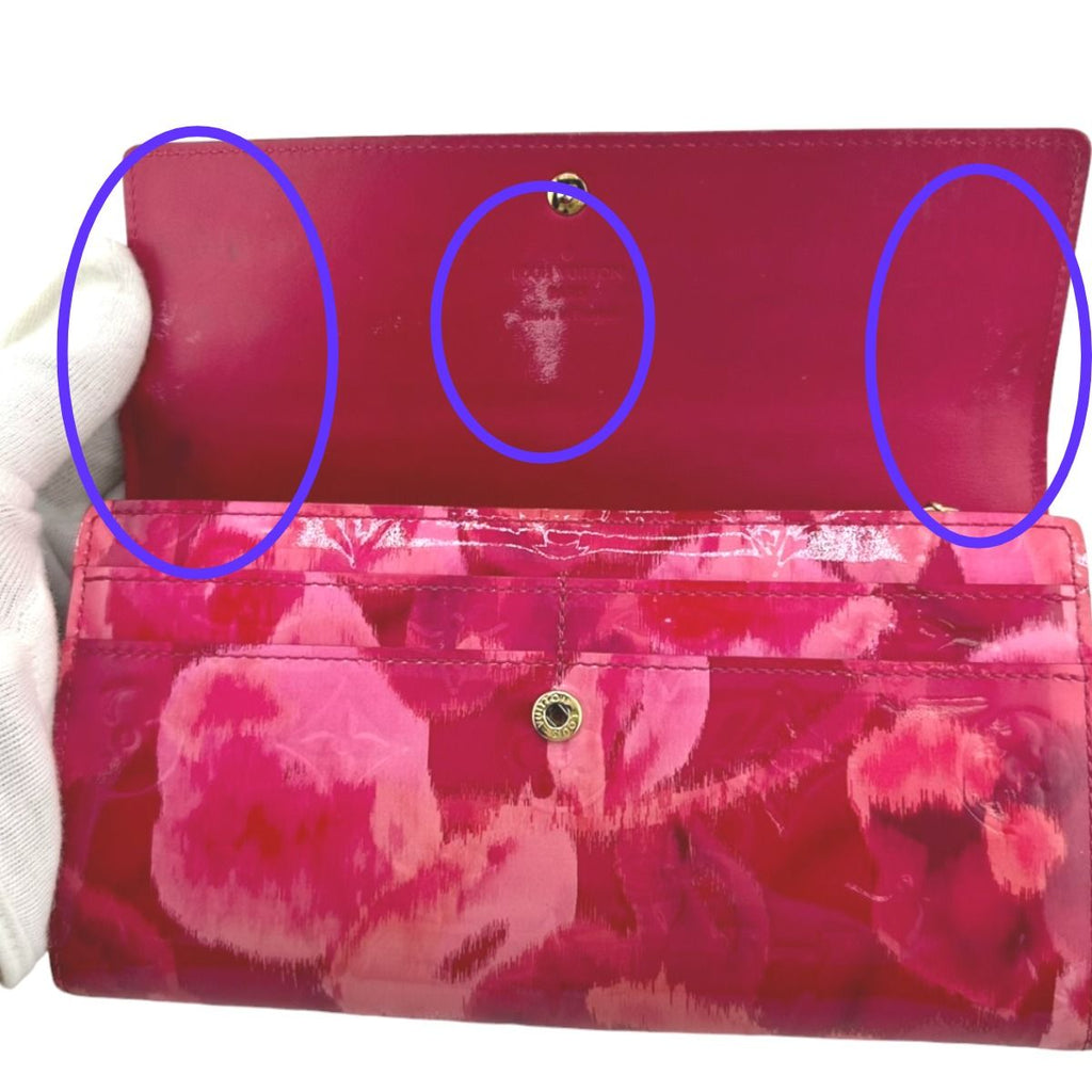 Louis Vuitton Monogram Vernis Long Wallet Portefeuille-sarah — view 9