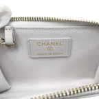 Chanel Card Case Coin Purse Ap0221 Quilted Caviar Leather Coco Mark — view 6