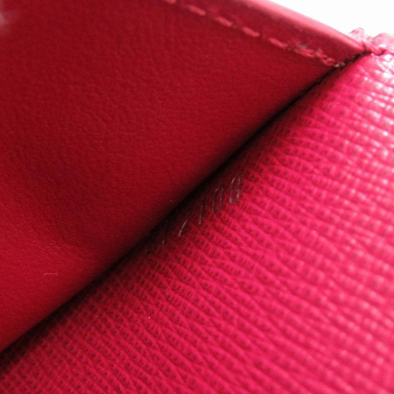 Louis Vuitton Epi Portefeuille Victorine Compact Wallet Fuchsia Trifold — view 5