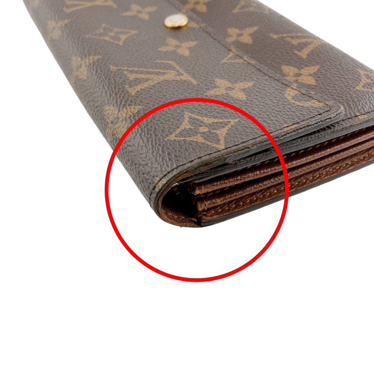 Louis Vuitton Monogram Long Wallet With Zipper Portefeuille-sarah — view 7