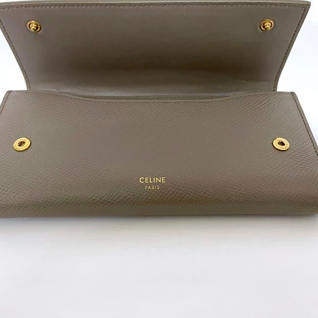 Celine Bifold Long Wallet Large Flap — view 9