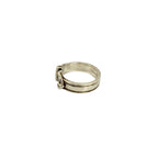 Hermes Suntulle Silver 925 Belt Ring No 8 62422 — view 4