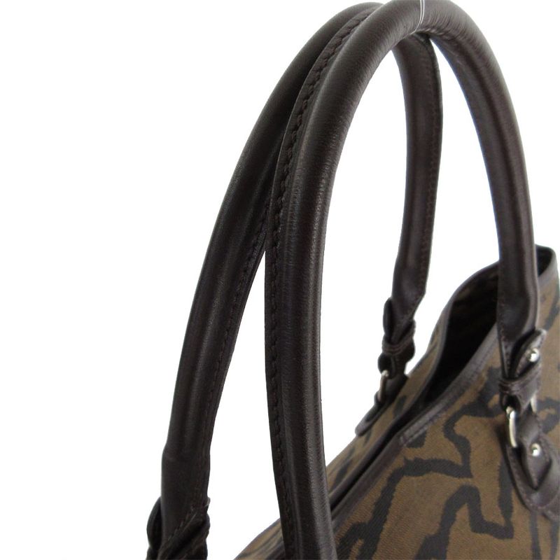 Fendi Zebra Print Nylon Tote Handbag — view 6