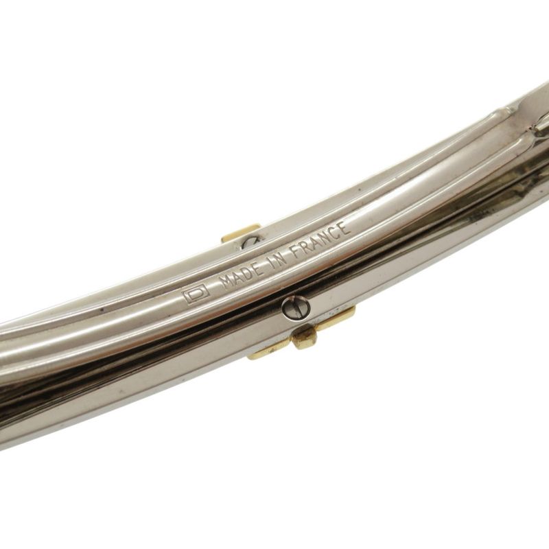 Hermes Irene H Logo Gold Silver Barrette Accessories 0369 — view 4