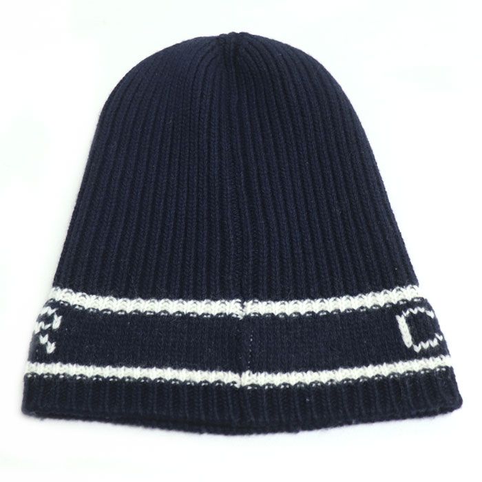 Dior Logo Knit Cap Navy 31 Noe714 Ixgh — view 4