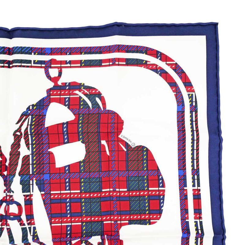 Hermes Petit Carre 40 Scarf Brides De GALA Silk Multicolor Accessory — view 5