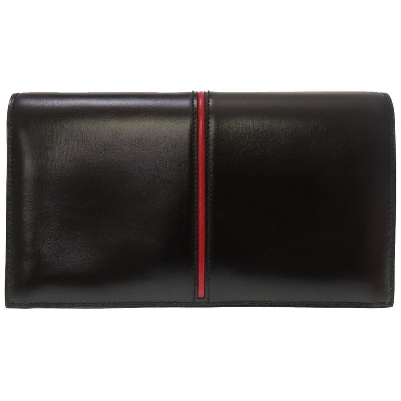 Hermes Ettrivert Box Calf Black Gold Hardware 00 Vintage Clutch Bag — view 2