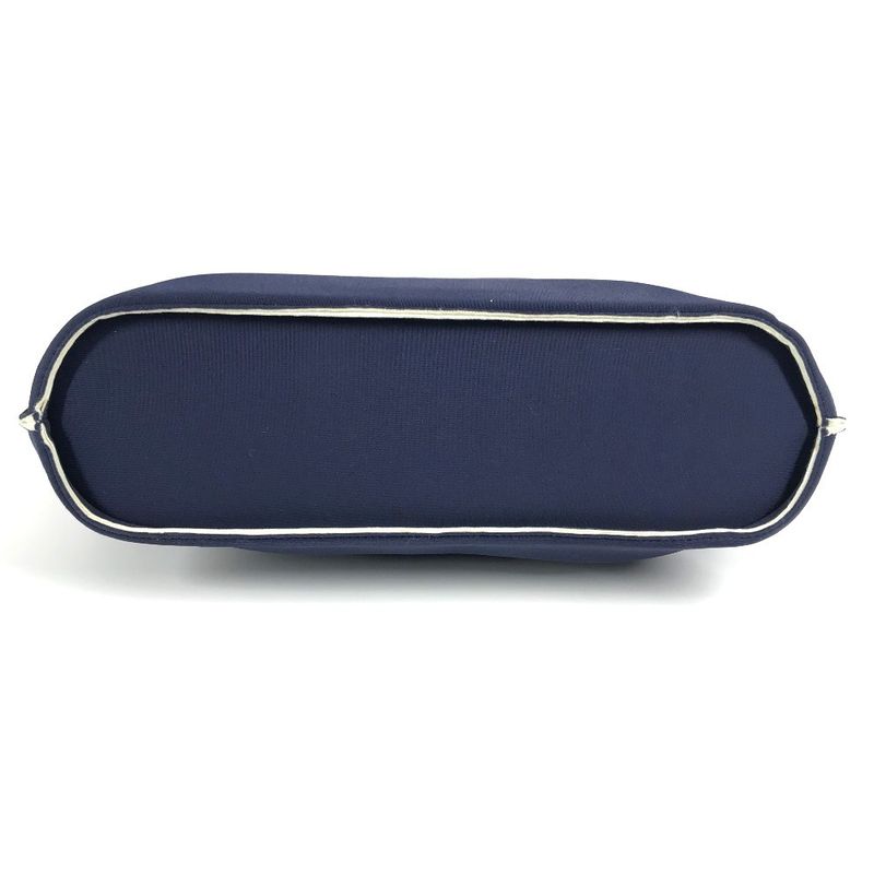 Chanel Handbag Metal Handle Polyamide Navy — view 5