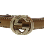 Gucci GG Logo Leather Gold Hardware 85-34 Belt 0976 — view 5