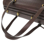Hermes Vintage Leather Brown Gold Hardware 00 Boston Bag — view 8