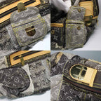 Louis Vuitton Bowery Monogram Denim Shoulder Tote Bag Gray — view 9