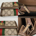 Gucci Ophidia GG Continental Wallet Sherry Line Supreme Long — view 6