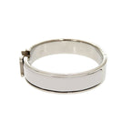 Hermes Click H Clack PM Metal Gray Bracelet Bangle 0029 — view 4