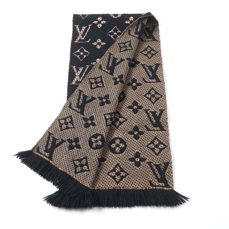 Louis Vuitton 2019 Echarpe Giant Monogram Jungle Wool Silk Blend — view 2