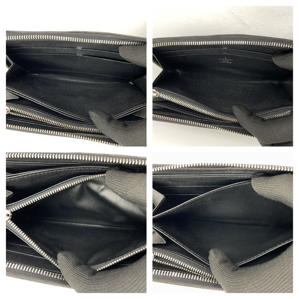 Louis Vuitton Epi Zippy Wallet Round Zipper Long Black — view 8