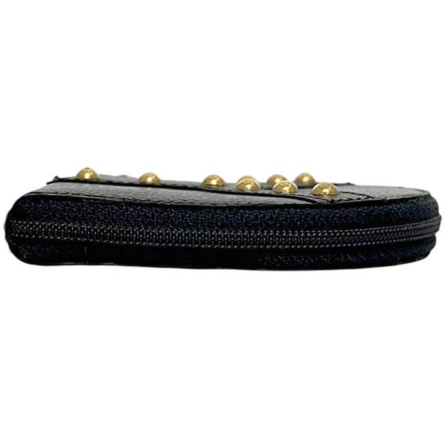Yves Saint Laurent Coin Case Black Purse Leather — view 4